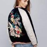 Embroidered Bomber Jacket