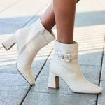 Buckle Detail Ankle Booties