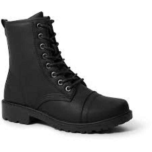 Lace-Up Combat Boots