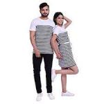 Cotton Striped T-Shirt Dress