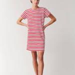 Cotton Striped T-Shirt Dress